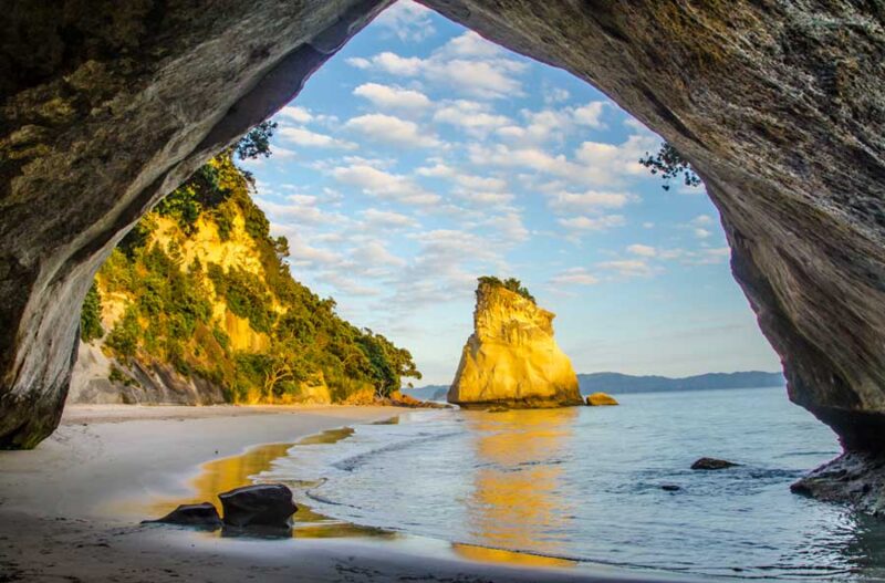 Hidden coves and small beaches along the Riviera